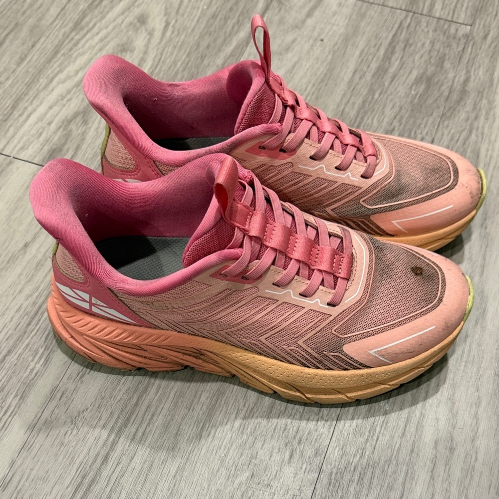 Well Worn USED Pink and Orange Women's Athletic Shoes